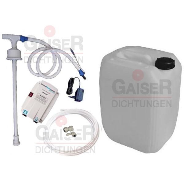 FLOJET Getränkepumpe - mit 20 Ltr. Wasserbehälter 3/8"