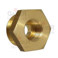Reduziermuffe, 3/4"; AG - 3/8" IG Reduziermuffe, 3/4"; AG - 3/8" IG