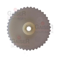 Zahnscheibe weiß Zahnscheibe weiß