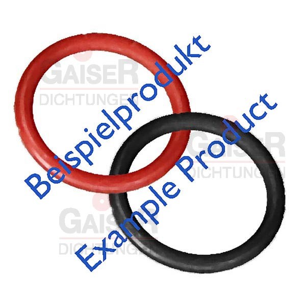O-Ring 3,63 x 2,62 mm Silikon rot