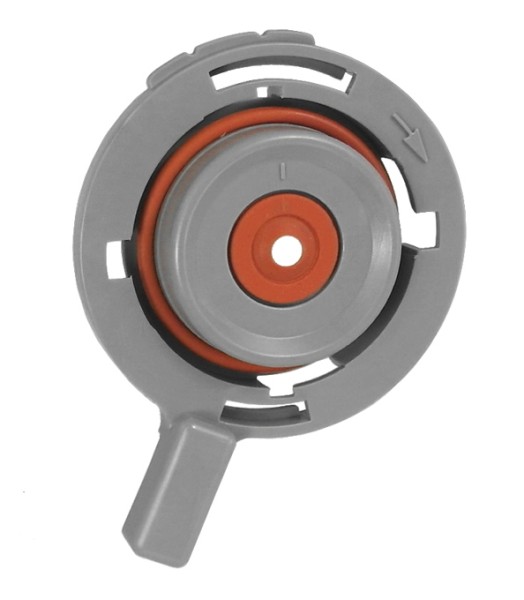Mixerflansch mit Silikondichtung rot ø17