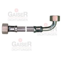 Flex-Schlauch 3/8" IG - 3/8" IG gewinkelt, 1,5 M Flex-Schlauch 3/8" IG - 3/8" IG gewinkelt, 1,5 M