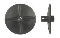 Mischerflügel, schwarz für Welle ø4mm  Animo Mischerflügel, schwarz für Welle ø4mm  Animo