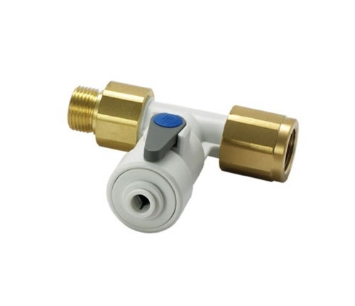 Winkelabsperrventil mit Rückschlagventil 3/8&quot; - 5/16&quot; (8mm)