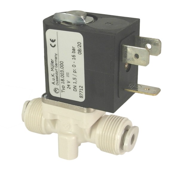 24VDC, 16bar, DN1,5 - 2/2-Wege-Espressoventil NC