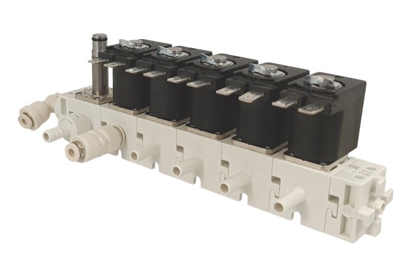 A. u. K. Müller 5-fach Ventilblockleiste Sielaff