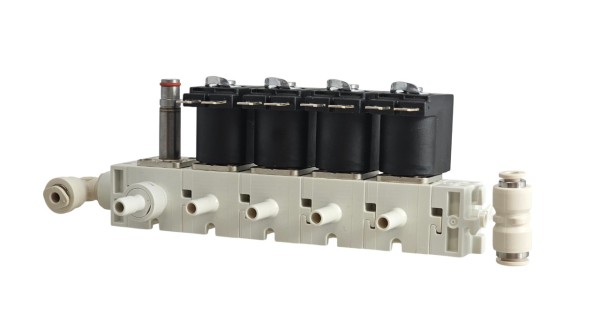 A. u. K. Müller 4er Ventilblockleiste Sielaff 24VDC